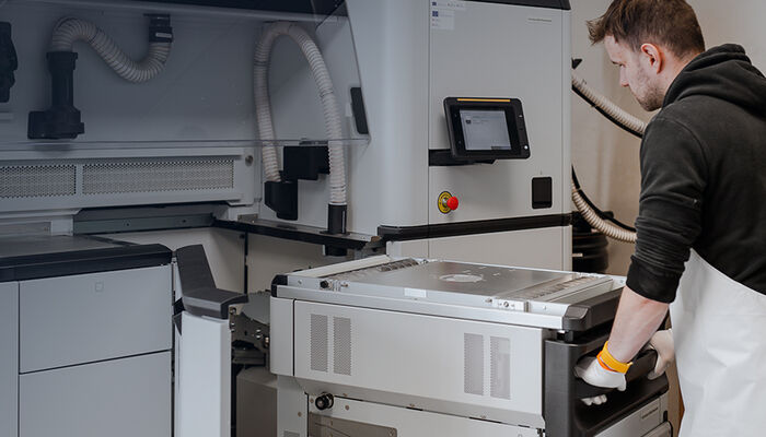 Nagy kapacitású 3D nyomtatás HP Multi Jet Fussion 5420W nyomtatóval